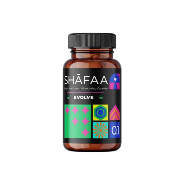 Buy Shafaa Evolve Magic Mushroom Microdosing Cognition Capsules