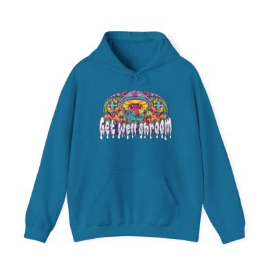 Get Well Shroom Hooded Sweatshirt (Hoodie) – Magic Mushroom Sweatshirt Hoodie