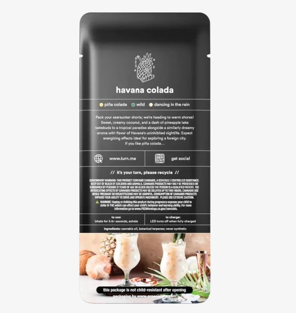 2.0g AIO | Turn | Havana colada | botanica blends - Image 2