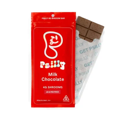 4G Magic Mushroom Chocolate – (Milk Chocolate) by Psilly